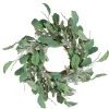 New 25" Artificial Mixed Foliage and Berries Christmas Wreath Unlit Unlit