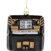 Hot 3" Black and Gold Organ Glass Christmas Ornament Entertainment