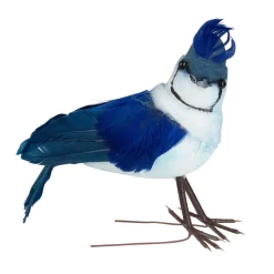 Clearance 4.5" Blue and White Blue Jay Clip-On Christmas Ornament Animals
