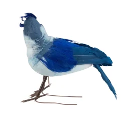 Clearance 4.5" Blue and White Blue Jay Clip-On Christmas Ornament Animals