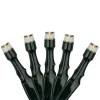 Hot 100 Count Warm White LED Solar Power Mini Christmas Light Set with Green Wire Led
