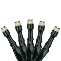 Hot 100 Count Warm White LED Solar Power Mini Christmas Light Set with Green Wire Led