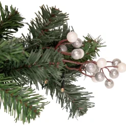 Hot 18" Decorated Green Pine Artificial Christmas Swag with Bells Unlit Swags