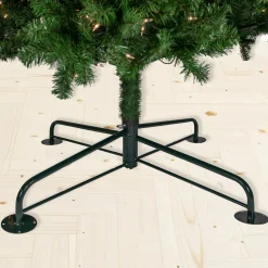 Clearance 36" Folding Green Metal Tree Stand for 9'-14' Artificial Trees with 2" Pole Diameter Metal|Plastic