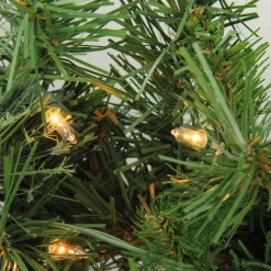 Discount 7.5 ft Pre-Lit Medium Mixed Cashmere Pine Artificial Christmas Tree, Clear Lights Pre-Lit