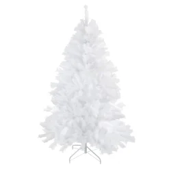 Clearance 7' Full Icy White Spruce Artificial Christmas Tree - Unlit Colorful