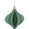 Sale 4.25" Glittered Green Onion Christmas Ornament Finials|Pendants