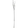 Hot 31" Glittered Silver Artificial Twig Christmas Spray Sprays, Picks & Branches
