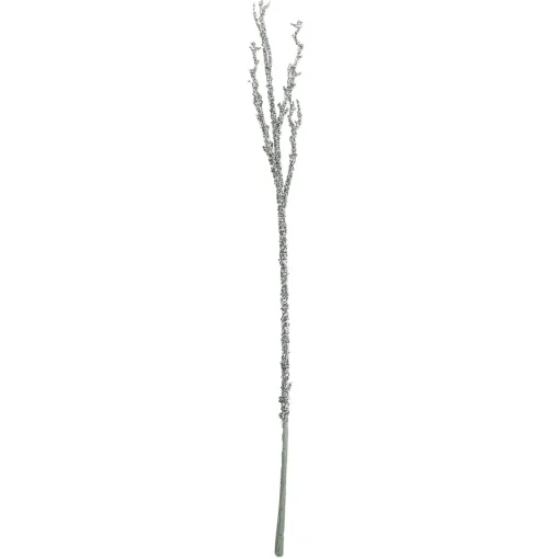 Hot 31" Glittered Silver Artificial Twig Christmas Spray Sprays, Picks & Branches