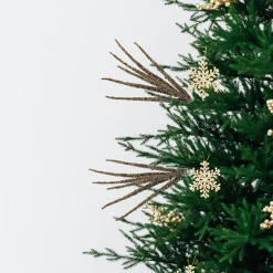 Discount 22" Gold and Silver Embellished Christmas Spray Pick Sprays, Picks & Branches