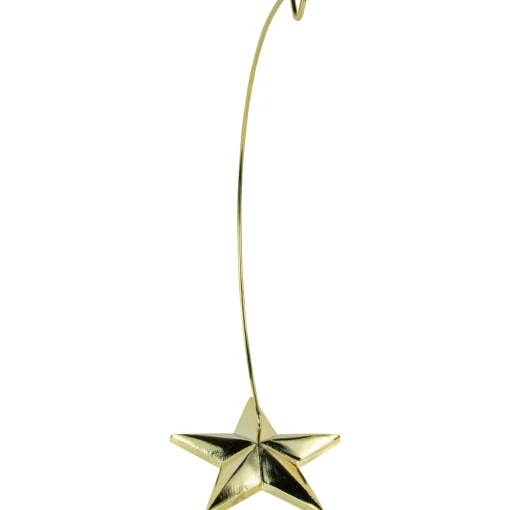 Best 12.50" Gold Star Christmas Ornament Holder Storage