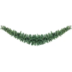 Discount 7' Green Coniferous Mixed Pine Artificial Christmas Swag - Unlit Unlit Swags