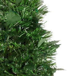 4' Green Tinsel Pop-Up Artificial Christmas Tree, Unlit Pop Up