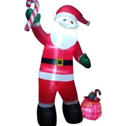 Clearance 8' Inflatable Santa Claus with Toy Sack Outdoor Christmas Decoration Inflatable