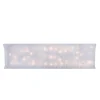 42" LED Lighted Battery Operated Christmas Snow Blanket - Warm White Lights Artificial Snow
