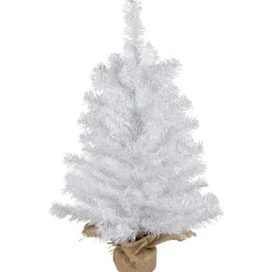 Discount 2' Medium Balsam Pine Burlap Base Artificial Christmas Tree - Unlit Unlit