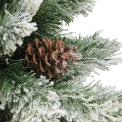 Best 6' Medium Flocked Angel Pine Artificial Christmas Tree - Unlit Unlit