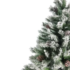 Best 6' Medium Flocked Angel Pine Artificial Christmas Tree - Unlit Unlit