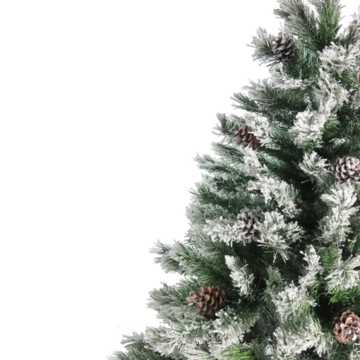 Best 6' Medium Flocked Angel Pine Artificial Christmas Tree - Unlit Unlit