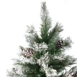 Best 6' Medium Flocked Angel Pine Artificial Christmas Tree - Unlit Unlit