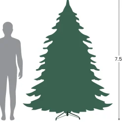 Best 7.5' Northern Pine Full Artificial Christmas Tree - Unlit Unlit