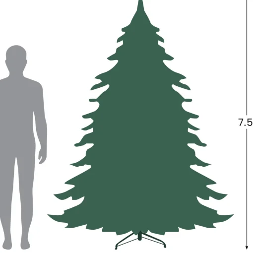 Best 7.5' Northern Pine Full Artificial Christmas Tree - Unlit Unlit