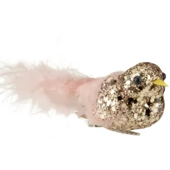 Online 4" Pink Sequin Clip On Bird Christmas Ornament Animals