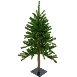 Online 3' Pre-Lit Alpine Artificial Christmas Tree - Clear Lights Alpine