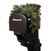 Discount 36" Pre-lit Decorated Pine Cone and Berries Artificial Christmas Mailbox Swag Pre-Lit Swaga