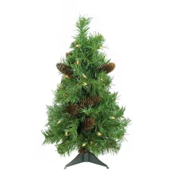 Sale 2' Pre-Lit Full Dakota Pine Artificial Christmas Tree - Clear Lights Pre-Lit