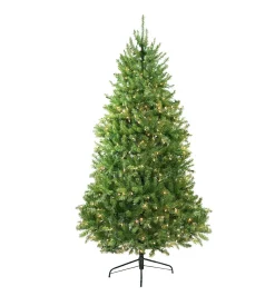 Discount 9' Pre-Lit Full Northern Pine Artificial Christmas Tree, Clear Lights Pre-Lit