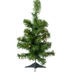 Sale 18" Pre-Lit Medium Blackwater Fir Artificial Christmas Tree, Clear Lights Pre-Lit