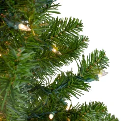 Best 5' Pre-Lit Medium Canadian Pine Artificial Christmas Tree, Clear Lights Pre-Lit