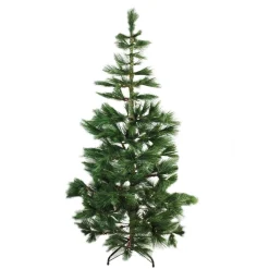 New 7' Pre-Lit Medium Pine Artificial Christmas Tree - Warm Clear LED Lights Pre-Lit