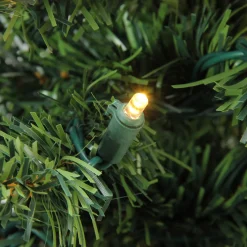 Sale 6' Pre-Lit Mixed Classic Pine Medium Artificial Christmas Tree, Warm Clear LED Lights Pre-Lit