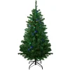 New 4' Pre-Lit Mixed Classic Pine Medium Artificial Christmas Tree - Multi LED Lights Pre-Lit