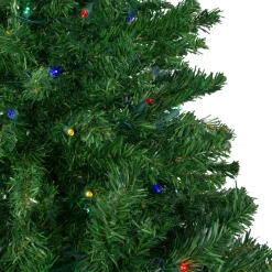 New 4' Pre-Lit Mixed Classic Pine Medium Artificial Christmas Tree - Multi LED Lights Pre-Lit