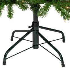 Clearance 7.5' Pre-Lit Pencil White River Fir Artificial Christmas Tree - Clear Lights Pre-Lit