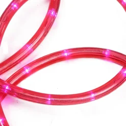 Outlet 18' Pre-Lit Pink LED Outdoor Christmas Rope Lights Rope & Tape