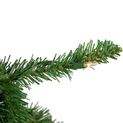 Sale 6.5' Pre-Lit White River Fir Pencil Artificial Christmas Tree, Clear Lights Pre-Lit