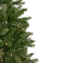 Sale 7.5' Pre-Lit Wicklow Noble Fir Artificial Christmas Tree, Clear Lights Pre-Lit