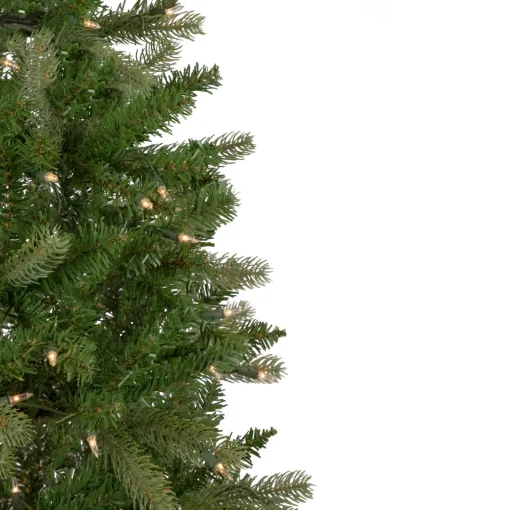 Sale 7.5' Pre-Lit Wicklow Noble Fir Artificial Christmas Tree, Clear Lights Pre-Lit