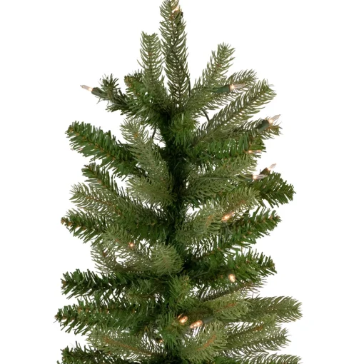 Sale 7.5' Pre-Lit Wicklow Noble Fir Artificial Christmas Tree, Clear Lights Pre-Lit
