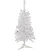 Online 3' Pre-Lit Woodbury White Pine Slim Artificial Christmas Tree, Blue Lights Pre-Lit