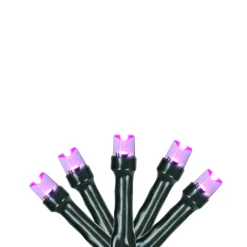 Online 20 Purple LED Wide Angle Mini Christmas Lights - 6.25 ft Green Wire Led