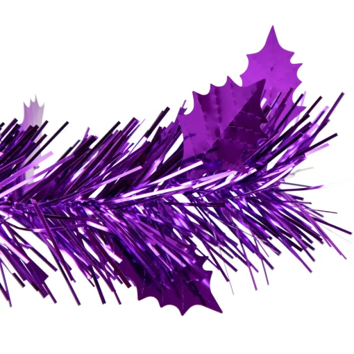 Online 4' Purple Tinsel Pop-Up Artificial Christmas Tree, Unlit Pop Up