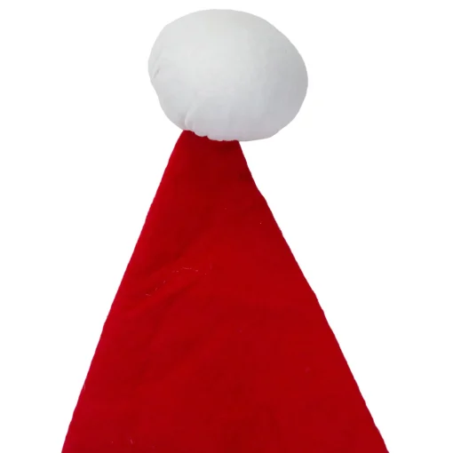 Clearance 18" Red and White Unisex Adult Christmas Santa Hat Costume Accessory - Large Costumes