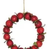 Online 4.5" Red Crab Apple Autumn Harvest Christmas Wreath Ornament Garden & Floral