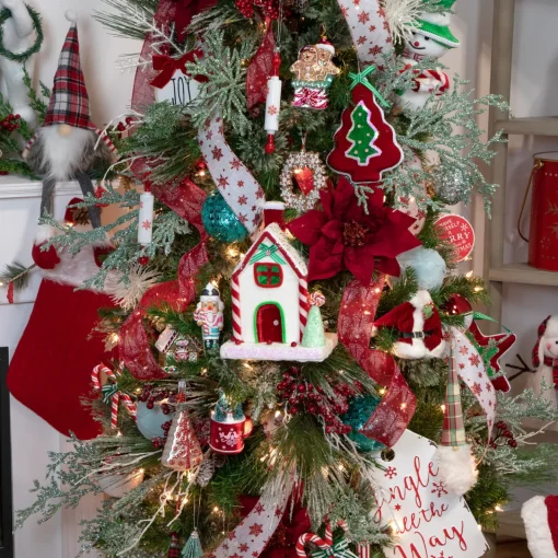 Clearance 4" Red "Have Yourself A Merry Little Christmas" Bottle Cap Ornament Novelty