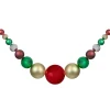 Best 6' Shiny and Matte Traditional Colors Shatterproof Ball Christmas Swag Unlit Swags